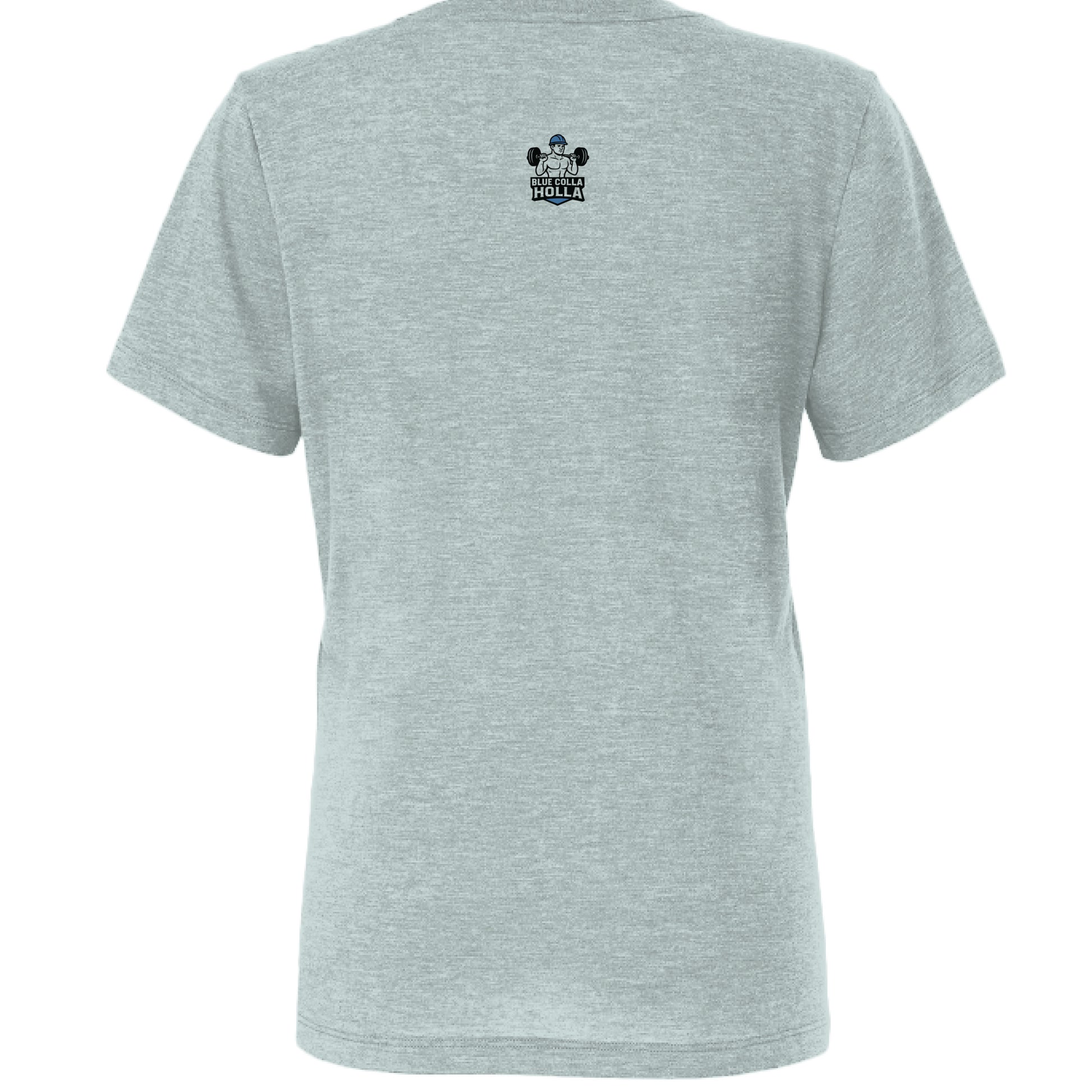 Dusty Blue Triblend - BACK