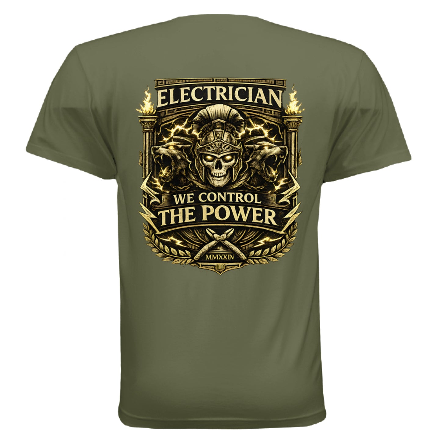 MILITARY GREEN - BACK